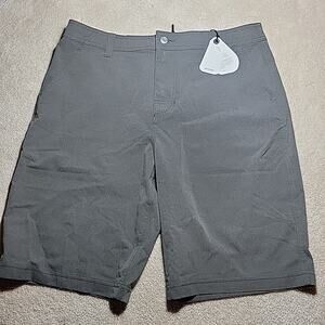 NWT PRANA Hybridizer Short 10" Mens 35 Charcoal Performance Hiking Outdoor 35X10